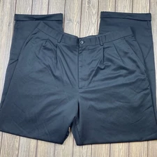 axcess mens size 40/32 dress pants career wear pleated black