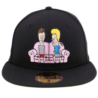 Beavis and Butthead Couch New Era 59Fifty Fitted Hat Black | eBay
