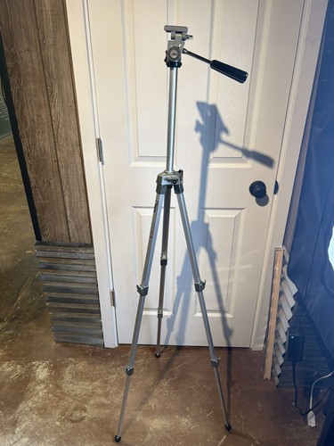 Vintage Focal Brand Tripod 3way Panhead Code no. 20-08-45 Max 55-59" Kmart Box - Picture 10 of 11