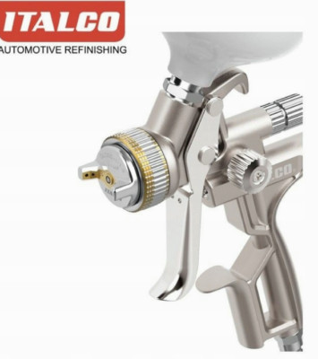 Original ITALCO GLOSS1 L.V.MP 1.3 Professional Spray Gun 600ml cup italco spray