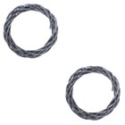 2 Pack Wooden Bamboo Grape Spring Wreaths for Front Door Grapevine