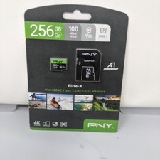 PNY Technologies 256GB Elite-X microSDXC Flash Memory Card, Class 10, UHS-I U3