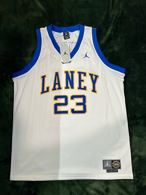 Nike TAG Michael Jordan 1980 Laney High School Jersey White Size XXL