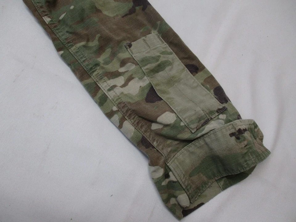 (4) US ARMY ISSUE COMBAT UNIFORM TOPS OCP SCORPION CAMO BDU SHIRT RIP-STOP COAT - Image 4 of 4