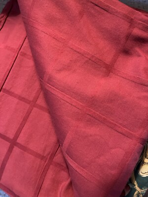 CALVIN KLEIN Tablecloth - Ap. 55x110 - Rusty Red Color - Very rich looking Color