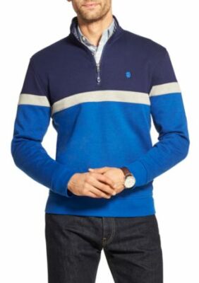 IZOD New Mens Sportswear Advantage Sport-Flex Performance Fleece Pullover  Zip-XL