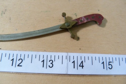 Vintage Handmade Miniature Sword Replica Letter Opener -B30#12 - Picture 4 of 8