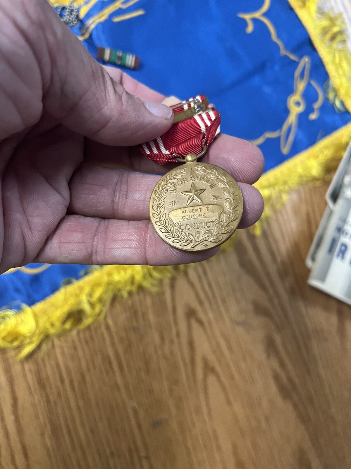 WWII 312th Ferry Squadron Grouping Pictures Dog Tags Discharge Papers