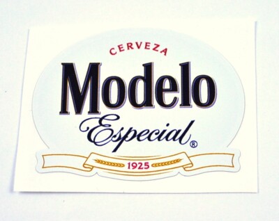 Cerveza Modelo Especial Bier USA Vinyl Aufkleber Sticker Decal 6,5 x 5 cm
