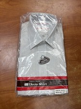 Mens 15 1/2 34/35 New Old Stock Vintage Sears Dress Perma Prest LONG Sleeve