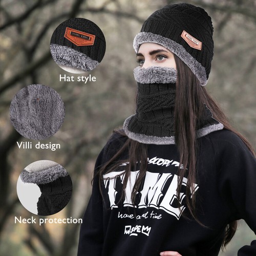 Bufanda Gorros Calientes De Invierno Para Hombres Mujeres, Protege Cara Y Oidos - Imagen 20 de 23