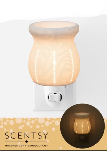 Scentsy WASHED ASHORE Mini Wachswärmer Weiß Clean Beach Nautical Nite Lite Neu - Bild 4 von 8