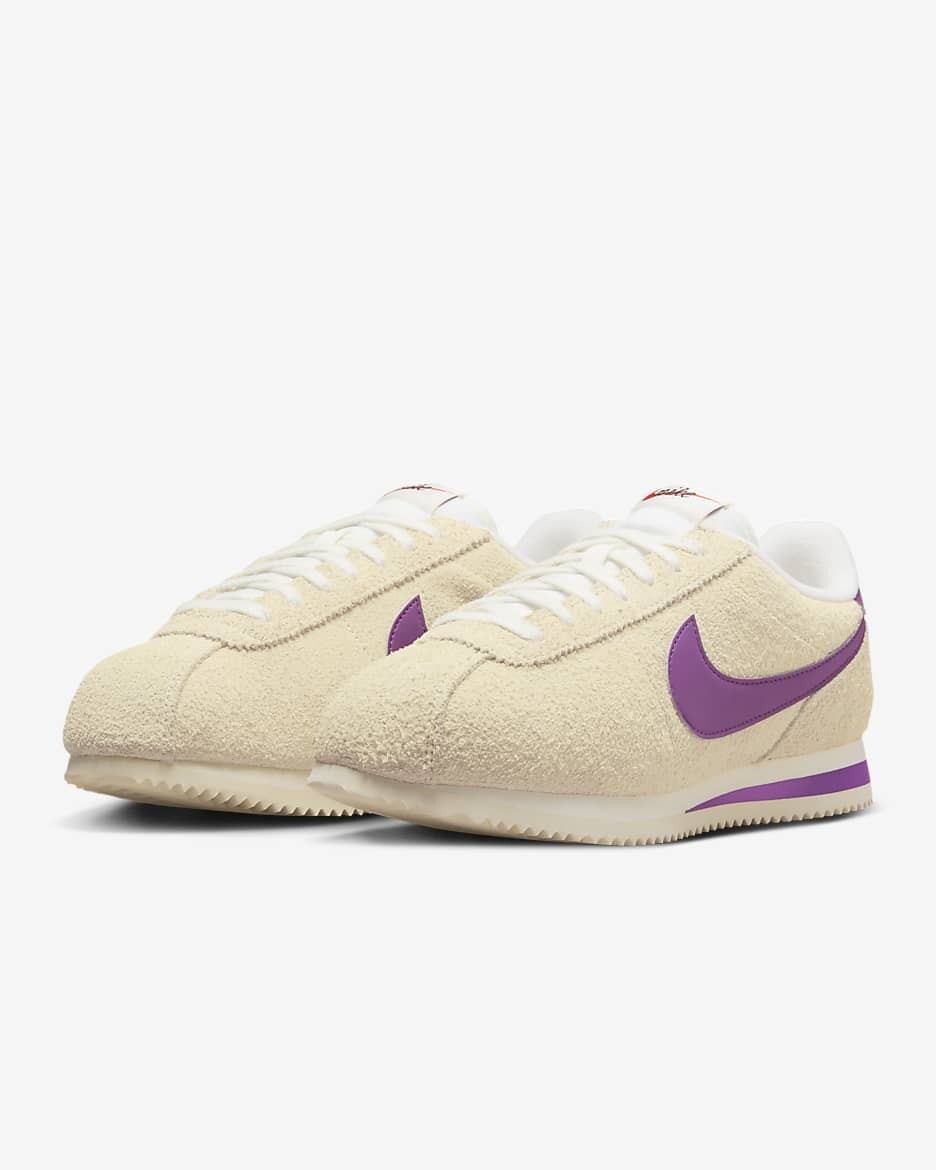 靴 Nike Women's Cortez \"Court Purple\" 23cm Nike Cortez White / Purple Women's Shoes | eBay