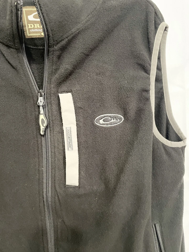 DRAKE WATERFOWL LAYERING FLEECE VEST Black Small - Image 2 of 4