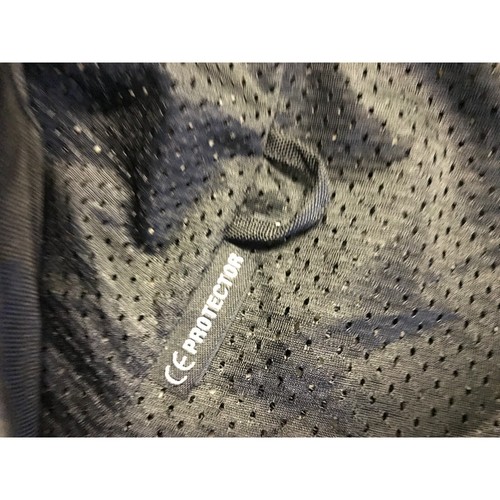 Tour Master Intake Motorcycle Moto Jacket Men 42 Zip Up Black Mesh Padded Riding - Picture 11 of 11