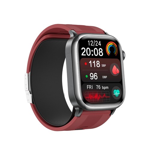 Montre Connectée TK66 pour Android & ios Fitness Tracker Pression Artérielle ECG - Photo 2 sur 22