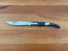 3.8&rdquo; Arabian Folding Pocket Knife Blue Stamina Wood Handle from Spain