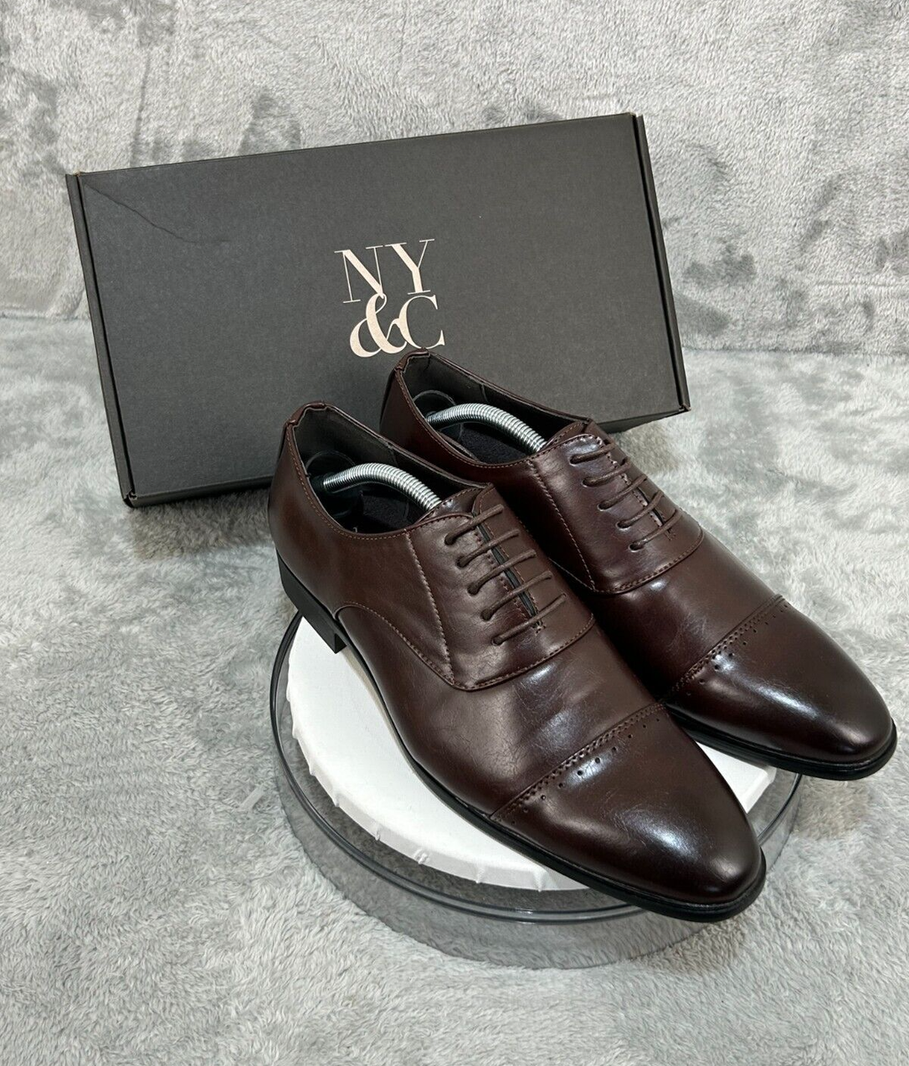 NY&C DAMIAN Brown Faux Men display picture 3