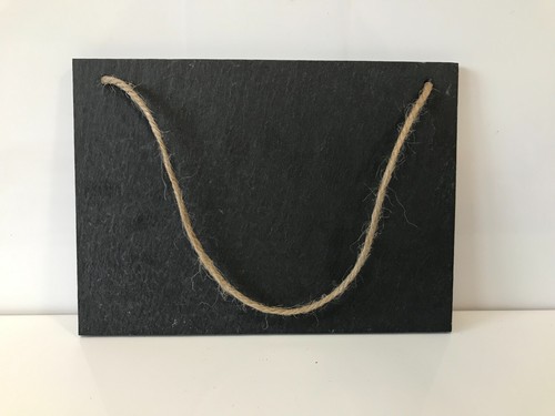 Black Slate Frames, Plaques Heart hanging chalkboard Memo Notice *M - Picture 5 of 19