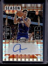 2024-25 Mosaic Oso Ighodaro Contenders Optic Rookie Ticket RC Bronze Auto /75