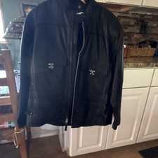XXXL Harley-Davidson Black Leather Jacket with removable liner. Over $400 new.