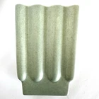 Vintage Red Wing Pottery USA 1237 Clean Lines Matte Green MCM Vase 7”