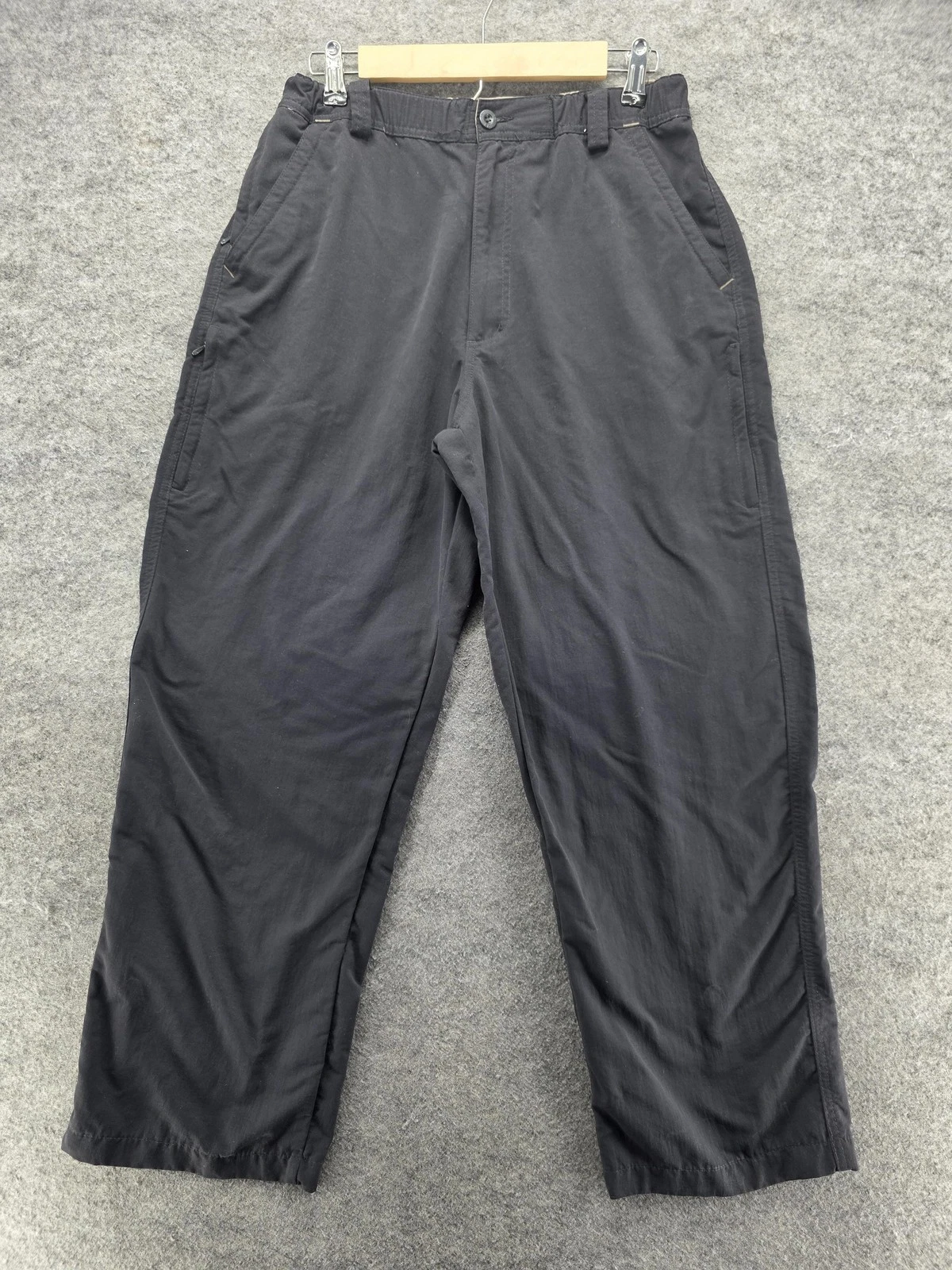 REI Pants Mens 34x32 Black Chino Nylon Microfiber Relaxed Quick Dry Travel
Opens in a new window or 