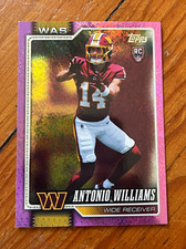 Topps 2024 Antonio Williams Rookie RC #328 Washington Commanders Football Card. rookie card picture