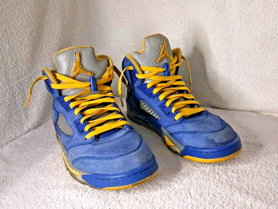 Air Jordan 5 Retro  Laney  High Varsity Royal Blue/Yellow