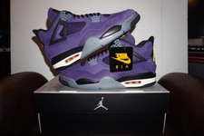 Air Jordan 4 Lakers Imperial Purple FV5029-500 In Hand Ready to Ship   