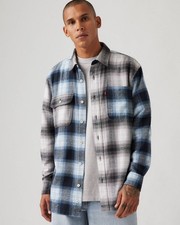 Levi's Plaid Button-Up L/S Flannel Shirt Multicolor Men's Size Large 100 Cotton