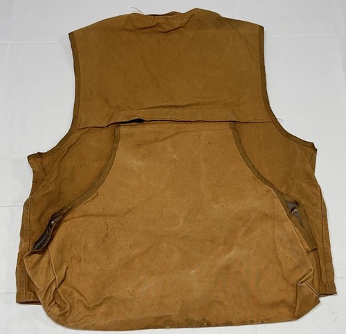 Vintage Red Head Bone Dry Hunting Vest Men’s Medium Flannel Storage Pocket - Picture 7 of 14