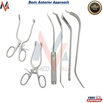 Orthopedic Basic Anterior Approach Instrument Set of 6 pcs