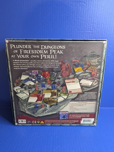 D&D Wrath of Ashardalon Board Game Adventure Dungeons & Dragons **InComplete** - Picture 2 of 5