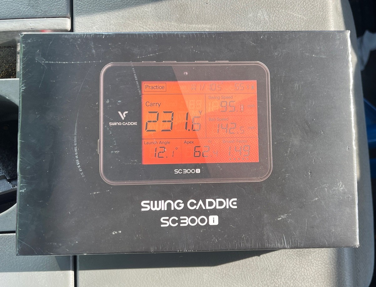 VOICECADDIE Voice Caddie SC300i 美品！ Voice Caddie SC300i Swing Caddie Portable Launch Monitor Review