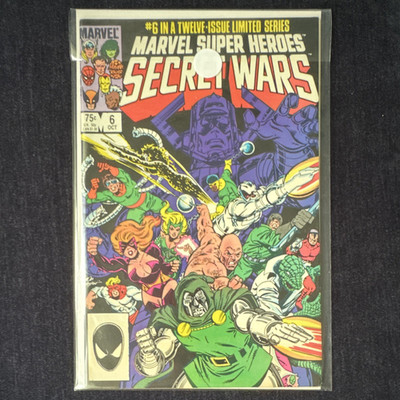 Marvel Super Heroes Secret Wars #6 (Marvel Comics Oct 1984) Spider-Man Hulk