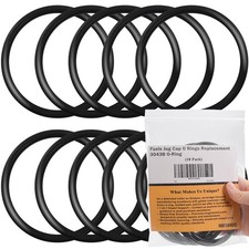 10-Pack Fuel Jug Cap O-Rings Replacement VP Racing 3042 3043B Seal