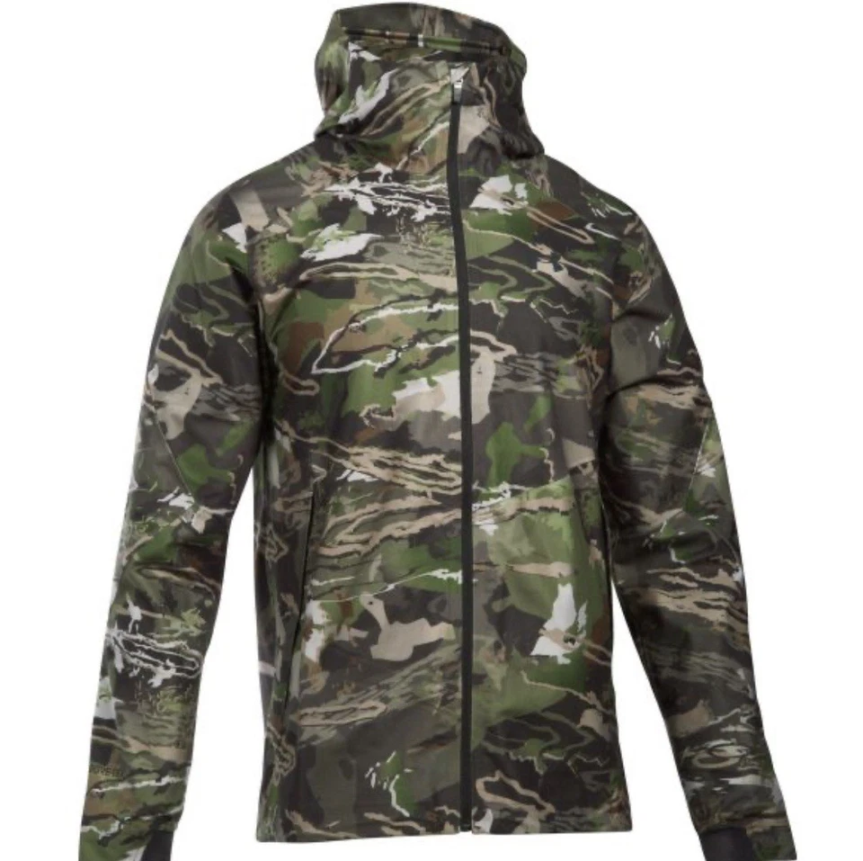 Conjunto de chaqueta y pantalones de caza Under Armour Forest Stealth Gore-Tex Essential-L Foto 3 de 4