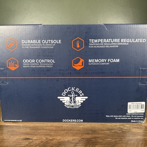 DockERS Rugged Collection Memory Foam Premium Slippers XXL/13 (Box Damage) - Picture 6 of 14