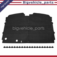 For 1988-1998 Chevy GMC Trucks Hood Insulation Pad W/Clips C1500 K2500 C3500