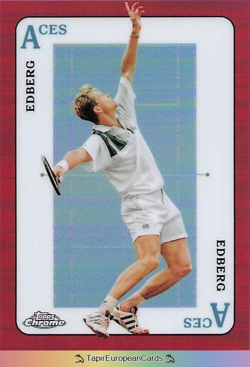 2021 Topps Chrome Tennis #ACE-7 Stefan Edberg — front