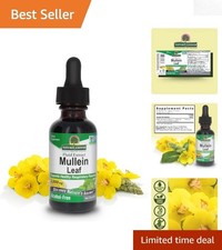 Respiratory Wellness with 1 Oz Mullein Leaf Extract - Gluten-Free  Kosher