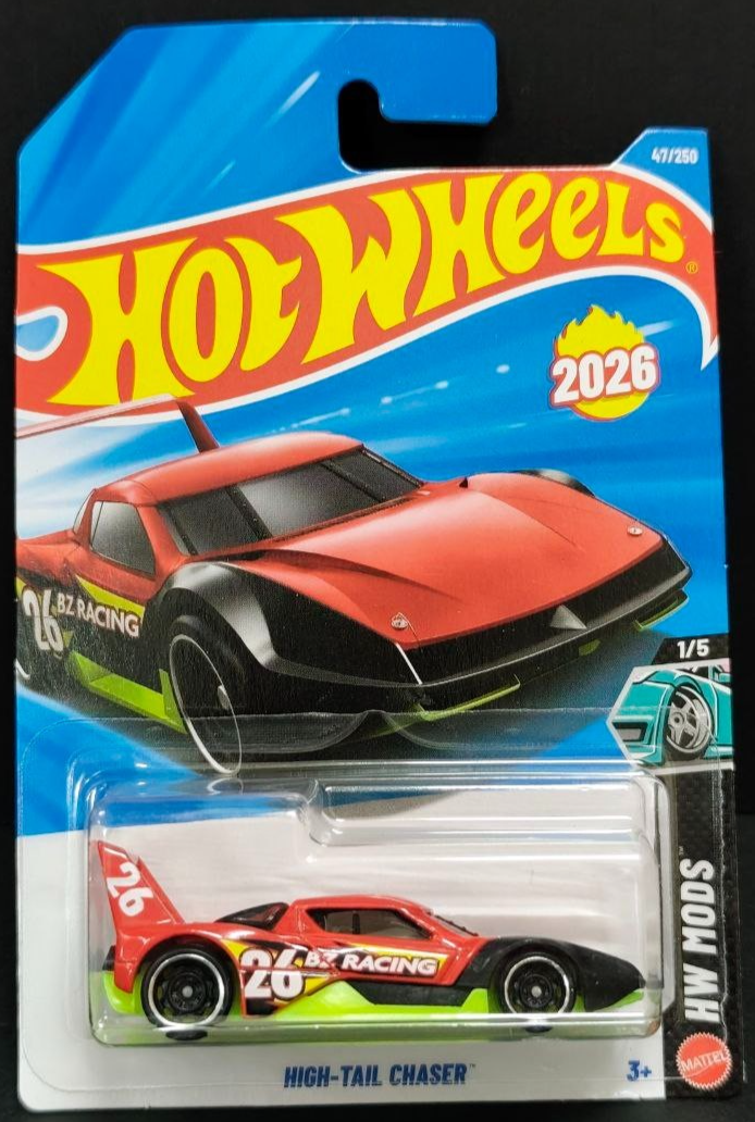 Hot Wheels High-tail Chaser HW Mods Series 1/5 Mainline 47/250