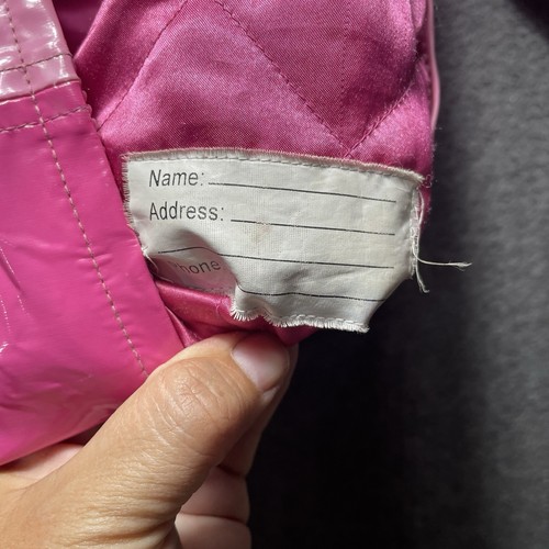 Carter's Girls The Tiny Seed Eric Carle 2003 Rain Jacket Pink Shiny Small 4T - Picture 10 of 16