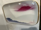 RARE HTF Large Vintage FUKAGAWA Gold Trimmed Platter Mt Fuji NO CHIPS/CRACKS — photo 9