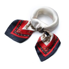 Womens 23.6 inch Satin Silk Feeling Formal Square Neck Scarf Head Hair Wraps ...