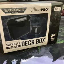 Ultra Pro: Warhammer 40k Data Sheet & Index Card Deck Box - Brand New, Sealed