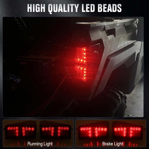 UTV Rear Tail Light Left & Right for Polaris Ranger CREW 1000 Premium 2020-2025 - Picture 9 of 28