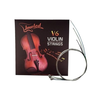 Violin Strings Set GDAE Steel Core Nickel Wound for 4/4 3/4 1/2 1/4 Violins