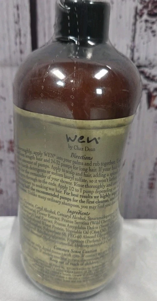 Acondicionador limpiador WEN by Chaz Dean Sweet Almond Mint 16 OZ nuevo sin bomba Foto 3 de 4